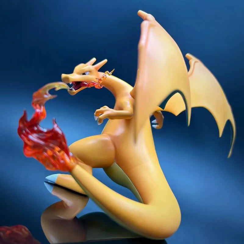 Pokemon Figure 11cm Dragonite Figure Pet Animal Genie Spitfire Charizard mega X Figurine Pvc Model Room Decora Toys Christmas Fo