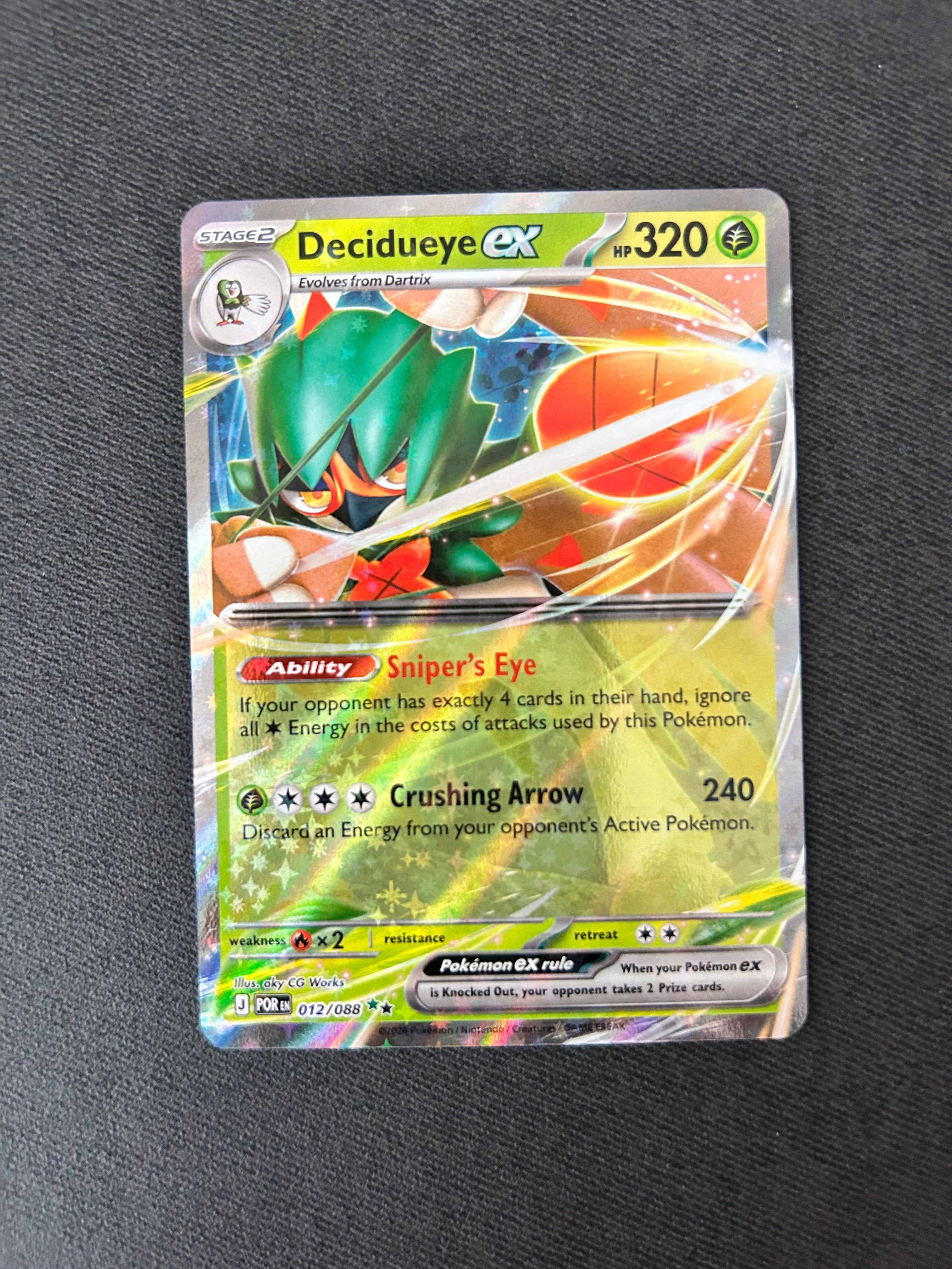 Decidueye Ex